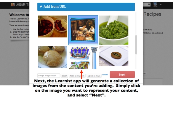 Learnist Select an Image